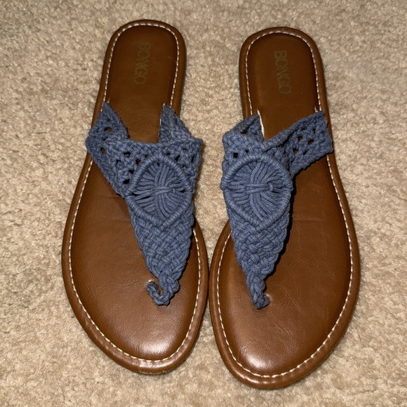 BONGO Sandals Size 10 Color Blue - Picture 2 of 6